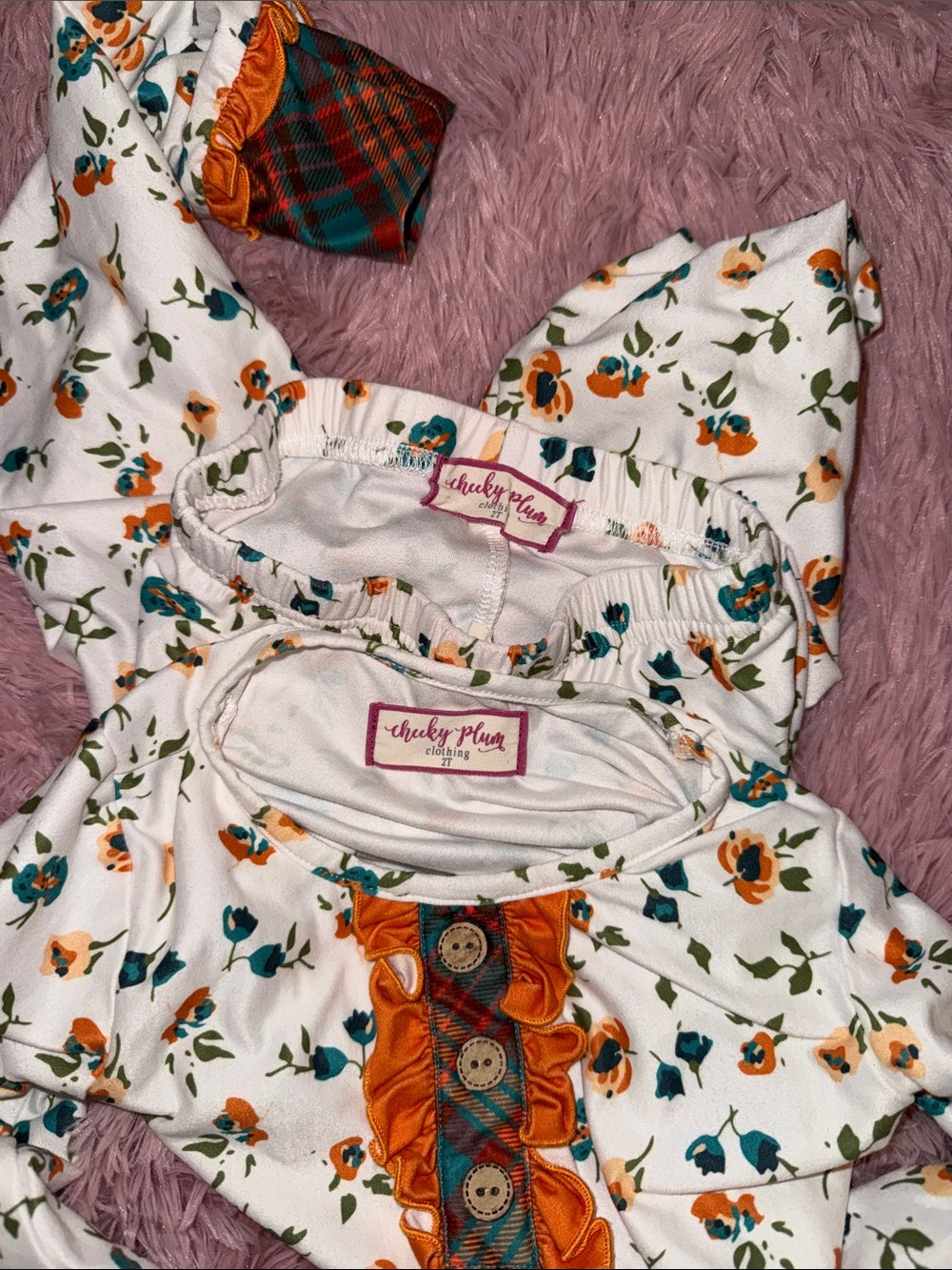 Toddler Fall Pajama Set - Picture 3 of 3